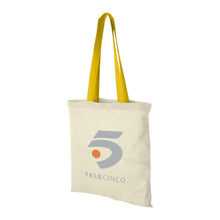 Load image into Gallery viewer, Nevada Cotton Tote with Coloured Handles