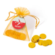 Load image into Gallery viewer, Chocolate Coins Organza Bag