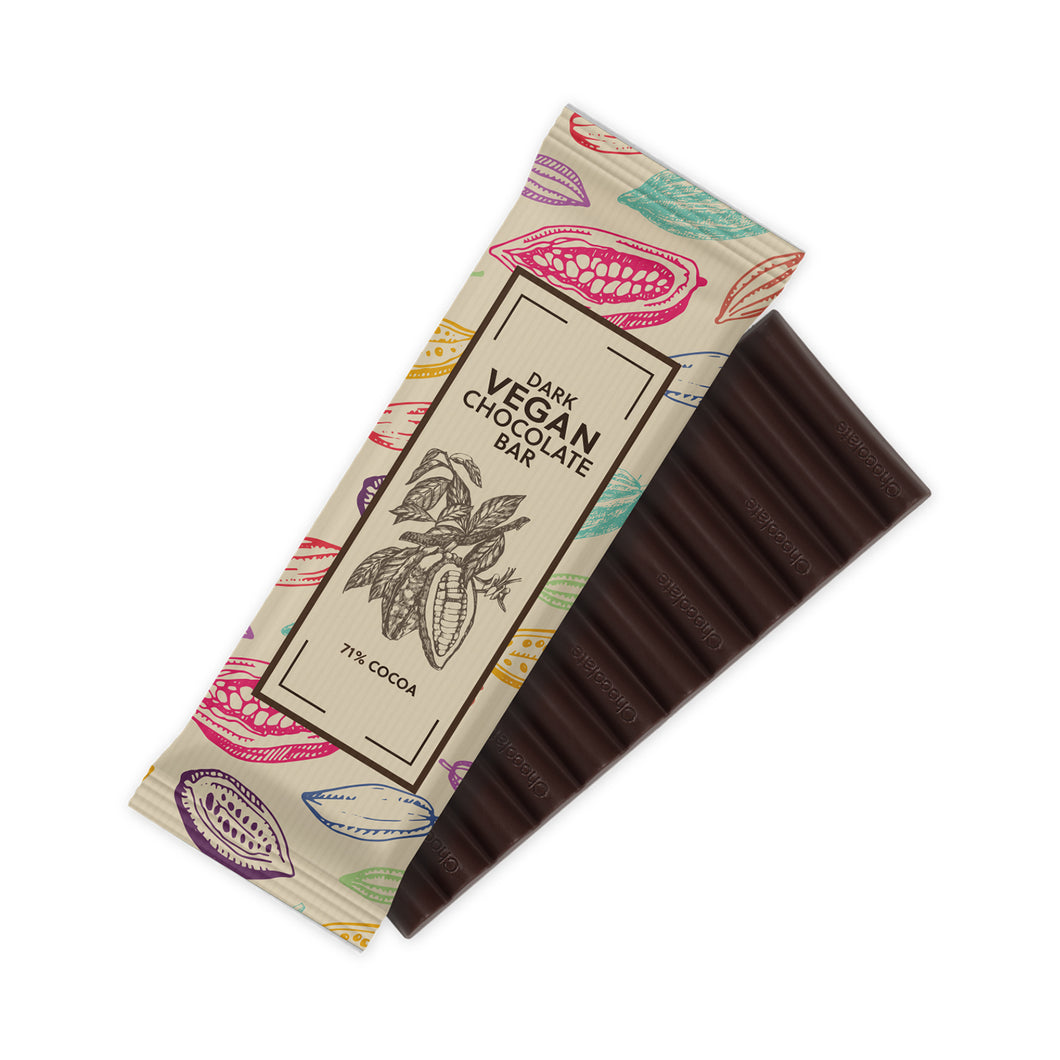 12 Baton Dark Vegan Chocolate Bar