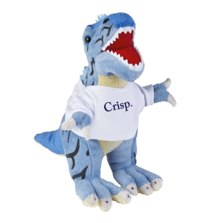 30cm T-Rex Dinosaur Plush Toy Crisp Branding