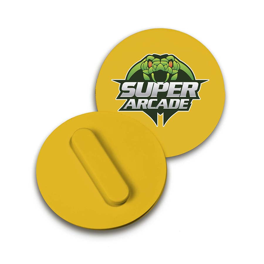 75mm Clip Badge (Coloured)