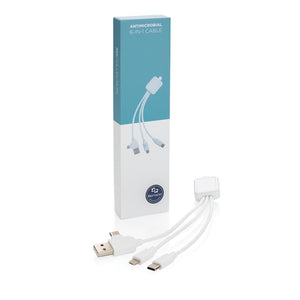 Antimicrobial 6-in-1 Charging Cable