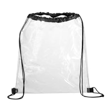 Load image into Gallery viewer, Transparent Drawstring Backpack