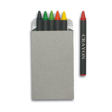 Load image into Gallery viewer, Carton 6 Wax Crayons