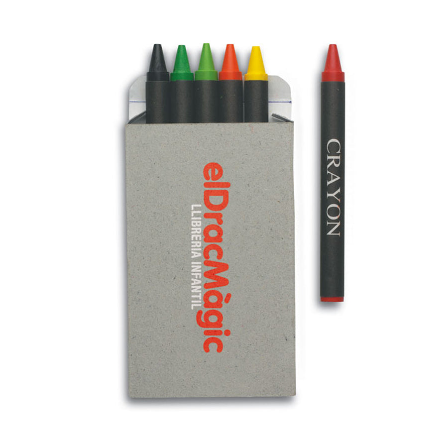 Carton 6 Wax Crayons