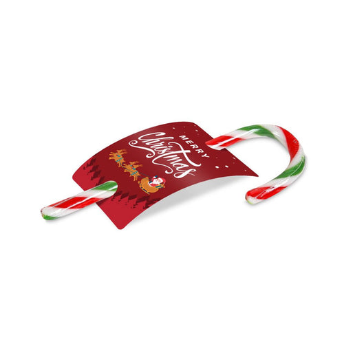 Candy Cane with Info Card