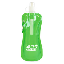 Load image into Gallery viewer, Fold Up Sports Bottle 400ml