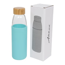 Load image into Gallery viewer, Kai Wood Lid Glass Sport Bottle 540ml