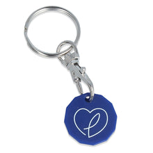 Load image into Gallery viewer, Eco Trolley Coin Keyring (Coloured)