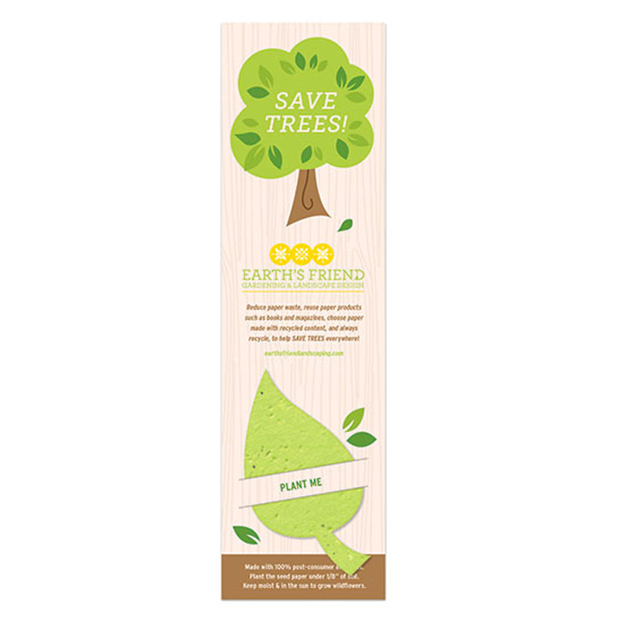 Plantable Leaf Bookmark