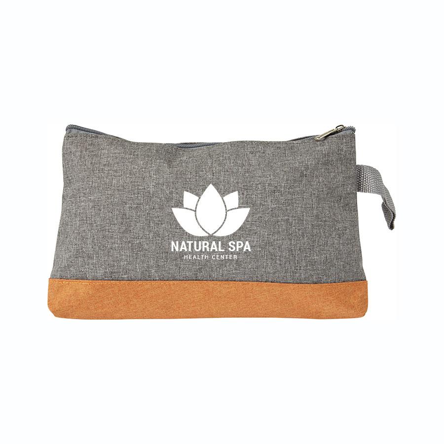 Canvas Toiletry Bag With Zipper