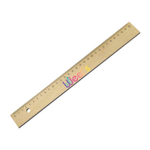 Load image into Gallery viewer, Wooden Ruler 30cm
